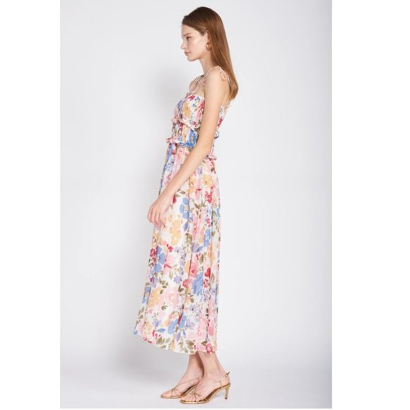 En Saison Floral Midi Dress - Multicolor - Picture 3 of 4